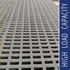 High Load Capacity FRP Molded Grating